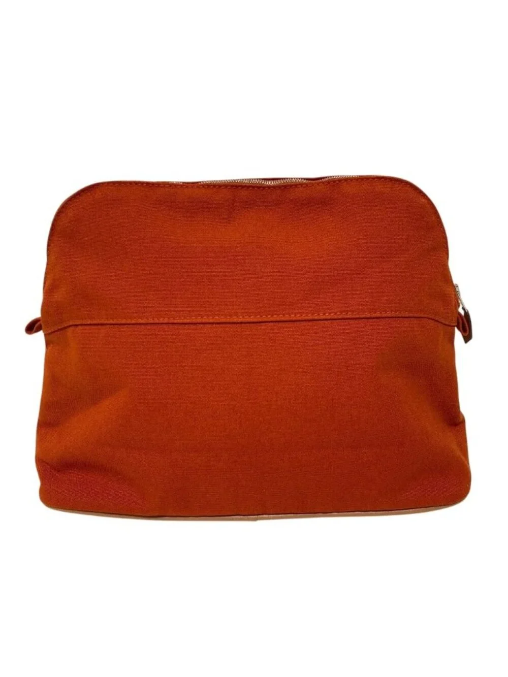 Hermes Canvas Bolide Pouch 31 Orange